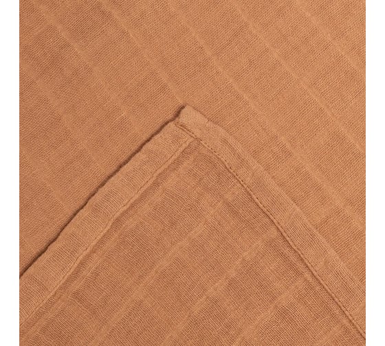 Полотенце муслиновое LoveLife 50x90 см, корица, 100% хлопок, 3-слоя, 180 гр/м2 7577514