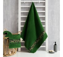 Полотенце махровое LoveLife Love Life Милитари 70x130 см, хаки, 100% хлопок, 360 г/м2 5479461
