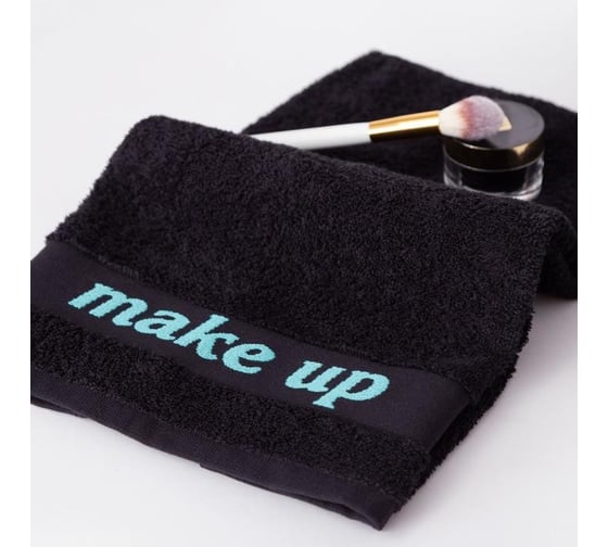 Полотенце махровое LoveLife Love Life Make up 50x90, бирюзовый, 100% хлопок, 360 г/м2 5555310