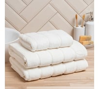 Полотенце махровое LoveLife Love Life Ария 50x90 см, белый, 100% хлопок, микро-коттон, 450 гр/м2 6784080