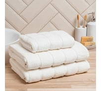 Полотенце махровое LoveLife Love Life Ария 70x140 см, белый, 100% хлопок, микро-коттон, 450 гр/м2 6784084