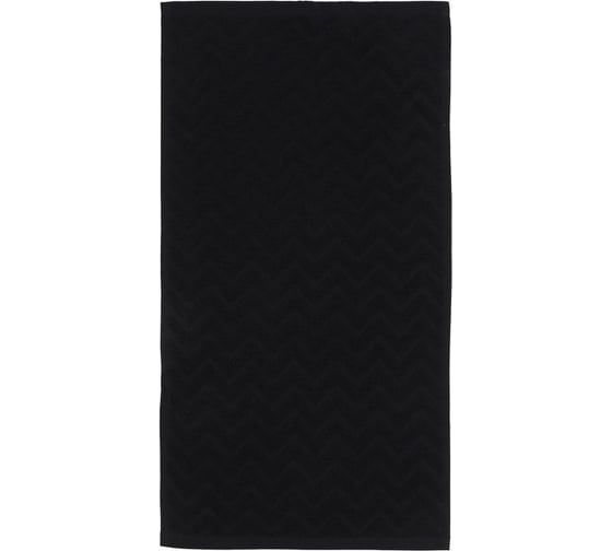 Полотенце махровое LoveLife Zig-Zag 30x60 см, черный, 100% хлопок, 450 гр/м2 9097560 1