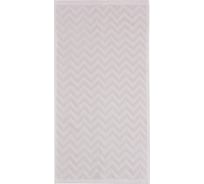 Полотенце махровое LoveLife Zig-Zag 70x130 см, пыльно-лавандовый, 100% хлопок, 450 гр/м2 9097532