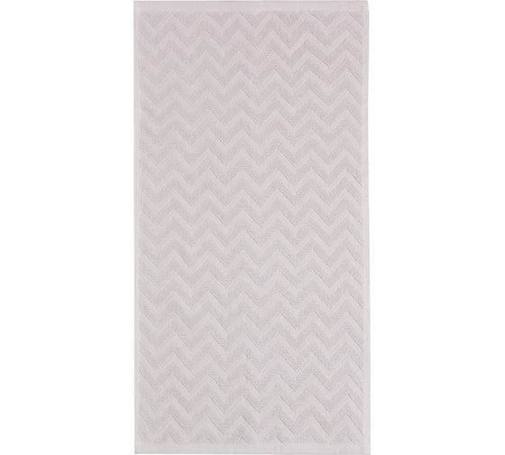 Полотенце махровое LoveLife Zig-Zag 70x130 см, пыльно-лавандовый, 100% хлопок, 450 гр/м2 9097532
