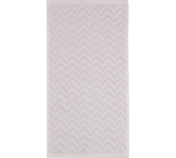 Полотенце махровое LoveLife Zig-Zag 30x60 см, пыльно-лавандовый, 100% хлопок, 450 гр/м2 9097556