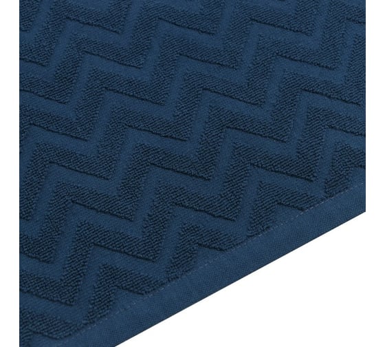 Полотенце махровое LoveLife Zig-Zag 70x130 см, голубая ель, 100% хлопок, 450 гр/м2 9097534