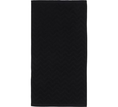 Полотенце махровое LoveLife Zig-Zag 70x130 см, черный, 100% хлопок, 450 гр/м2 9097543