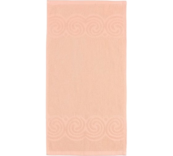Полотенце махровое LoveLife Love Life Border 30x60 см, персиковый, 100% хлопок, 380 гр/м2 9097614 1
