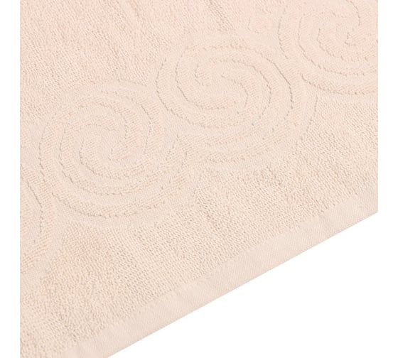 Полотенце махровое LoveLife Love Life Border 70x130 см, бежевый, 100% хлопок, 380 гр/м2 9097561