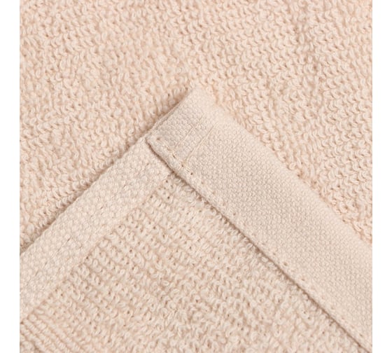 Полотенце махровое LoveLife Love Life Border 70x130 см, бежевый, 100% хлопок, 380 гр/м2 9097561
