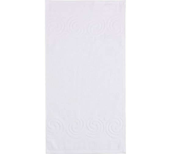 Полотенце махровое LoveLife Love Life Border 70x130 см, белый, 100% хлопок, 380 гр/м2 9097562