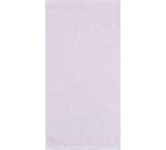Полотенце махровое LoveLife Love Life Border 70x130 см, светло-лавандовый, 100% хлопок, 380 гр/м2 9097565 1