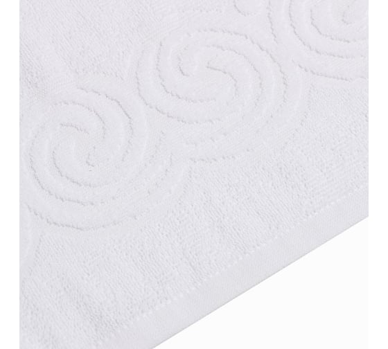 Полотенце махровое LoveLife Love Life Border 50x90 см, белый, 100% хлопок, 380 гр/м2 9097596