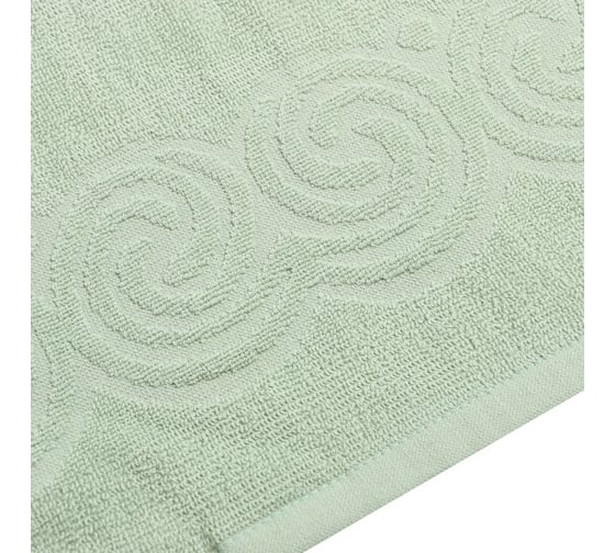 Полотенце махровое LoveLife Love Life Border 70x130 см, оливковый, 100% хлопок, 380 гр/м2 9097564