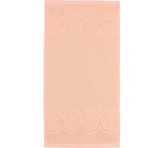 Полотенце махровое LoveLife Love Life Border 70x130 см, персиковый, 100% хлопок, 380 гр/м2 9097594