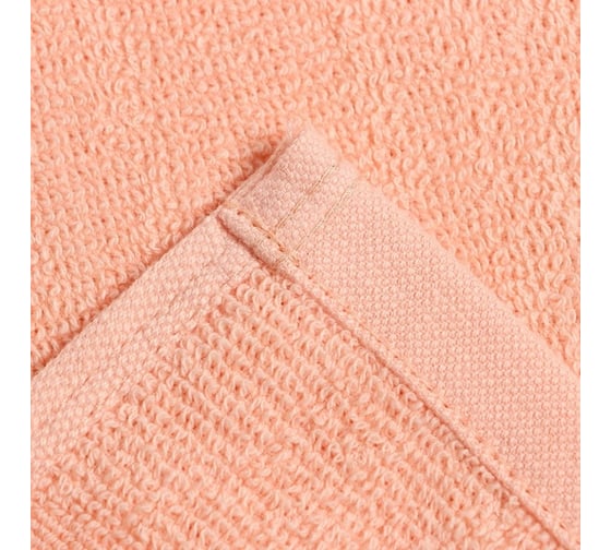 Полотенце махровое LoveLife Love Life Border 70x130 см, персиковый, 100% хлопок, 380 гр/м2 9097594