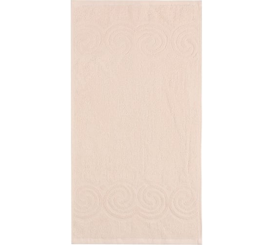 Полотенце махровое LoveLife Love Life Border 50x90 см, бежевый, 100% хлопок, 380 гр/м2 9097595 1