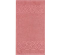 Полотенце махровое LoveLife Love Life Border 50x90 см, пыльно-розовый, 100% хлопок, 380 гр/м2 9097601