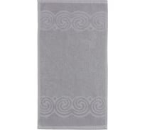 Полотенце махровое LoveLife Love Life Border 50x90 см, серый, 100% хлопок, 380 гр/м2 9097603