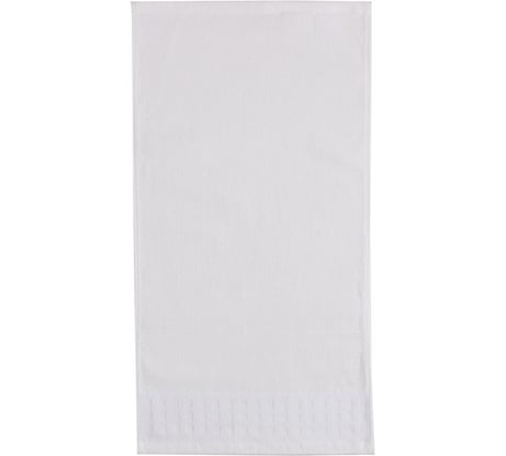 Полотенце махровое LoveLife Square 50x90 см, белый, 100% хлопок, 380 гр/м2 9097638