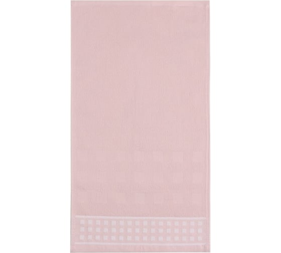 Полотенце махровое LoveLife Square 50x90 см, бледно-розовый, 100% хлопок, 380 гр/м2 9097635 1
