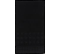 Полотенце махровое LoveLife Square 70x130 см, черный, 100% хлопок, 380 гр/м2 9097632