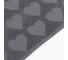 Полотенце махровое LoveLife Love Life Hearts 50x90 см, темно-серый, 100% хлопок, 450 гр/м2 9415389 3