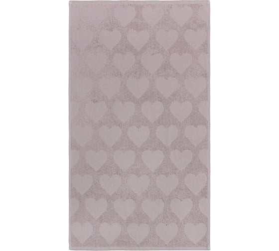 Полотенце махровое LoveLife Love Life Hearts 30x50 см, светло-розовый, 100% хлопок, 450 гр/м2 9415391 1