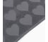 Полотенце махровое LoveLife Love Life Hearts 70x140 см, темно-серый, 100% хлопок, 450 гр/м2 9415390 3