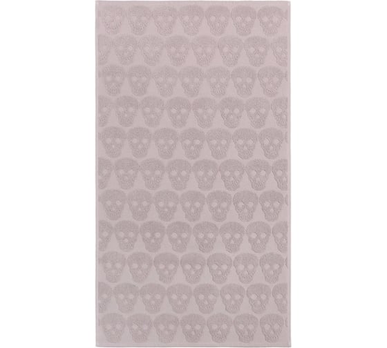 Полотенце махровое LoveLife Love Life Sculls 50x90 см, светло-розовый, 100% хлопок, 450 гр/м2 9415386 1