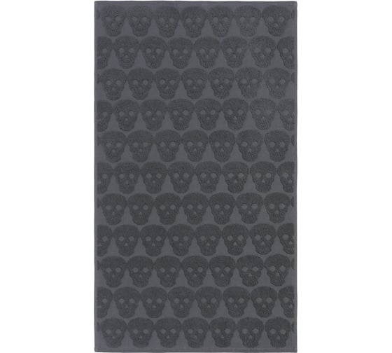 Полотенце махровое LoveLife Love Life Sculls 30x50 см, темно-серый, 100% хлопок, 450 гр/м2 9415382 1
