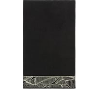 Полотенце махровое LoveLife Love Life Leaves 70x140 см, черный, 100% хлопок, 360 гр/м2 9415378
