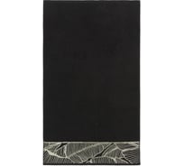 Полотенце махровое LoveLife Love Life Leaves 50x90 см, черный, 100% хлопок, 360 гр/м2 9415377