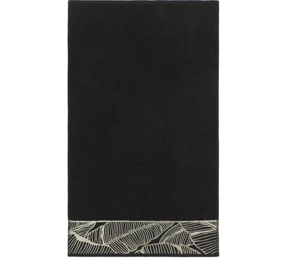 Полотенце махровое LoveLife Love Life Leaves 50x90 см, черный, 100% хлопок, 360 гр/м2 9415377 1