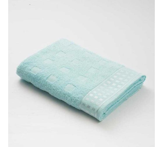 Полотенце махровое LoveLife Square 70x130 см, небесный, 100% хлопок, 360 гр/м2 5032093