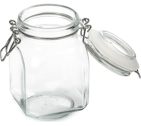 Банка Attribute 0.8л с бугельным замком JAR080