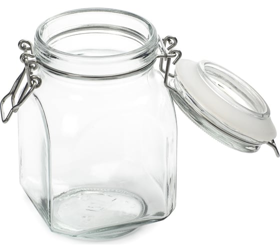 Банка Attribute 0.8л с бугельным замком JAR080