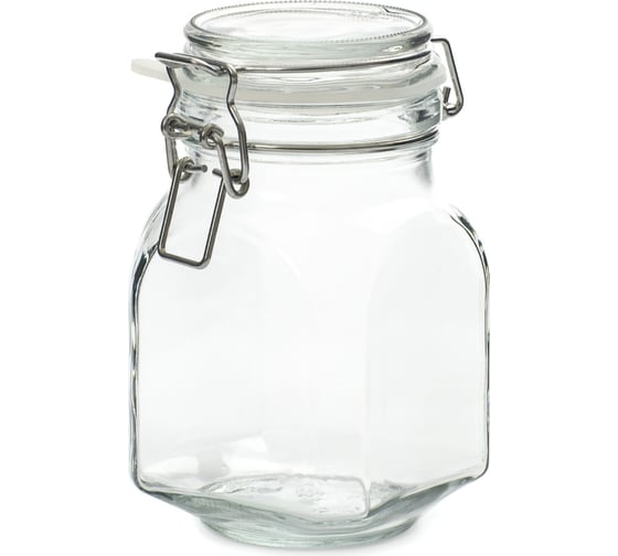 Банка Attribute 0.8л с бугельным замком JAR080