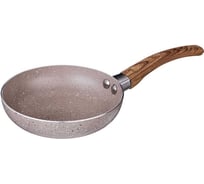 Сковорода Agness порцион. с антипригар. мрамор. покрытием и ручкой soft touch, 14x3 см без упаковки 906-233