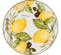 Тарелка закусочная Agness лемон три 21x3 см 358-1557