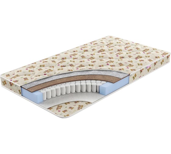 Детский матрас с независимыми пружинами Sontelle Kinni Alex 80x160 S-KDS-KN-0-012-ALX\26 1