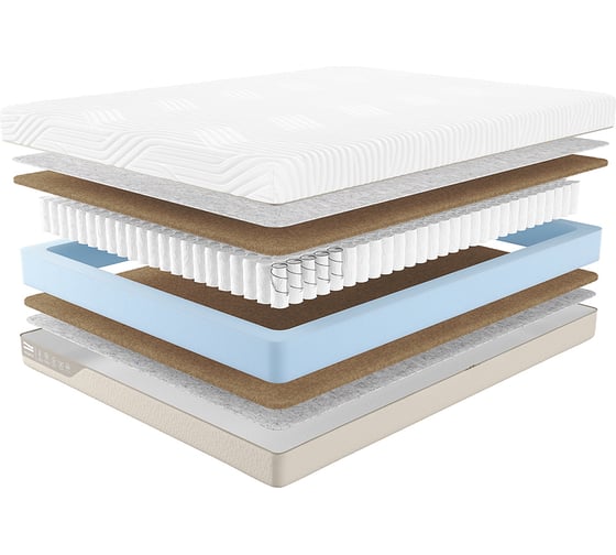 Матрас с независимыми пружинами Promtex Duet Cocos 200x200 P-DT-1-018-CC\20