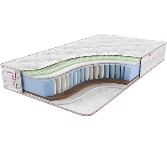 Матрас с независимыми пружинами Sontelle Vivre Dual breeze 200x190 S-VVR-DL-0-027-BRZ\49 1
