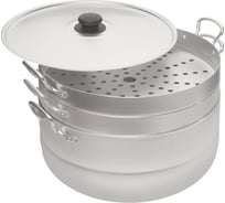 Манты-казан Калитва 13 л, с 2 сетками, d-34 см, 2,7 кг готового продукта 23747