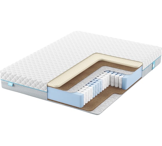 Матрас с независимыми пружинами Promtex Soft 18 Middle Eco 200x200 P-SF-18-1-023-MD-EC\20 1