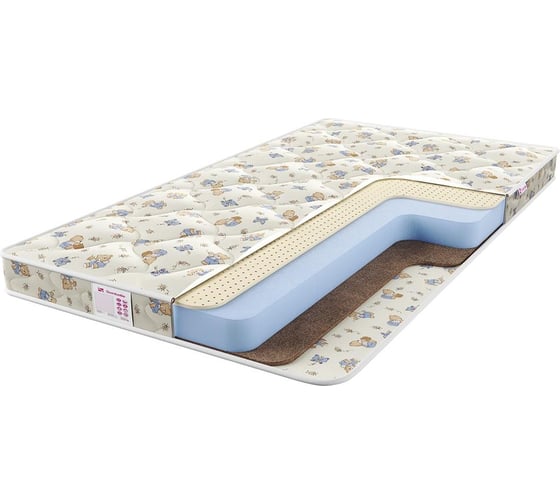 Беспружинный детский матрас Sontelle Teeny Karl 80x200 S-KDS-TN-0-012-KRL\27 1