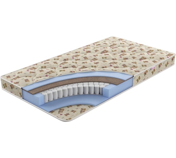 Детский матрас с независимыми пружинами Sontelle Kinni Finn 60x120 S-KDS-KN-0-014-FNN\21 1
