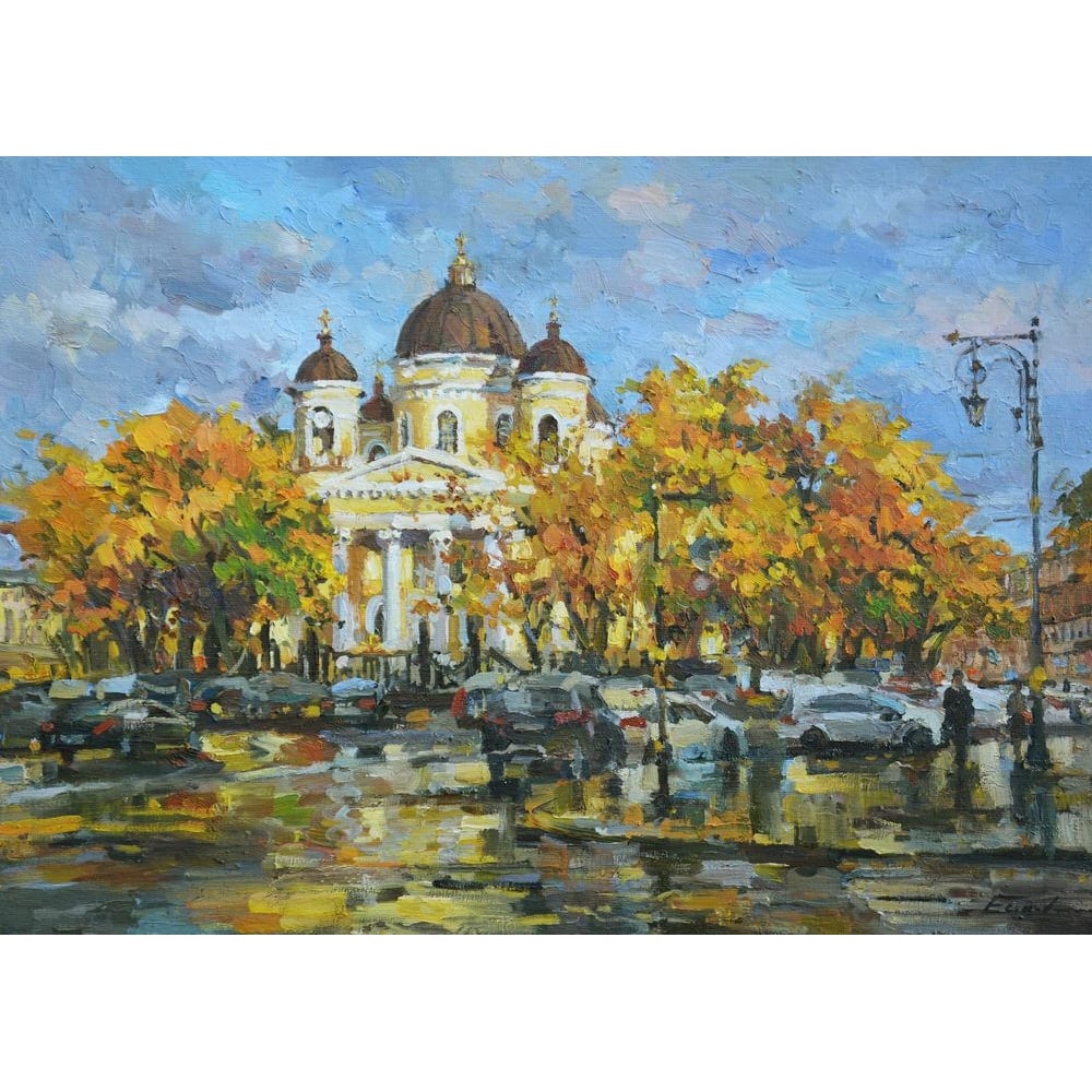 Картина Буревестник Городской пейзаж. Картина Еськова Павла На ...