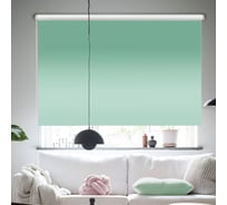 Рулонная штора, Blackout, LUX цвет зеленый 140x170 см, арт. Эскар 7513140170
