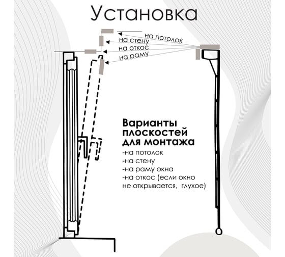 Римская штора, Blackout, серый, 80x160 см арт. Эскар 660660080160
